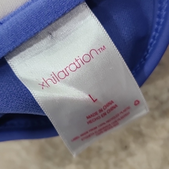 Xhilaration Blue Bikini Top - Picture 2 of 4